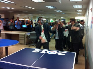 Zombies just ran through our office