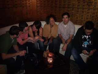 Hanging out in a vault for Kari's birthday