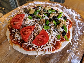 pizza - Look at all the stuff on on this pizza