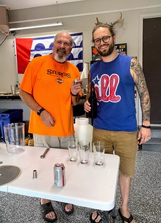 Covid-19 - Jeff brought a super old homebrew over. We're about to open it.