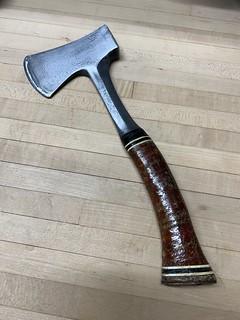 Sharper. No more rust. Could maybe some more sanding/brushing… but I kinda like the way it looks now.