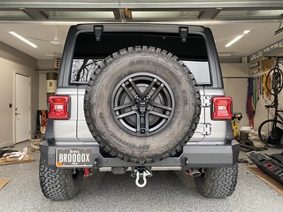 New bumper. Dirty tire.