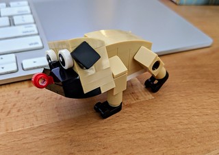 Look at this Lego pug