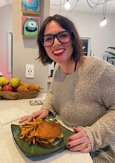 This girl has found a love for burgers. Particularly smash burgers. From Clyde's