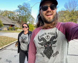 Twinzies reppin our friends at Black Saddle Bike Shop