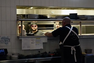 Tom was on one. Party dip day.