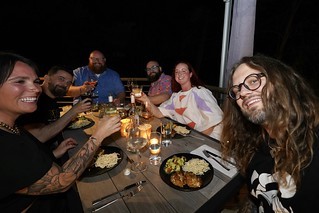 Sandie Kirpalani - Good dinner. Terrible selfie.