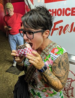 The hugest ice cream sandwich