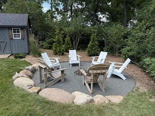 Got some new trees behind the fire pit