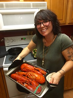 Cookin for Teresa's birthday