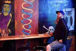 pizza - Been a while since I’ve had a late night slice from Big Tomato. Especially on a weeknight