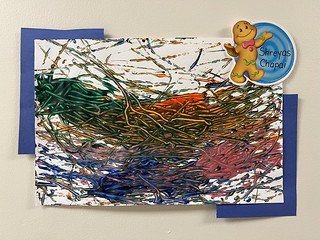 Art - this preschooler was a pro