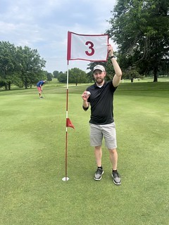 Willow Creek - Pat, the first of our crew to get a hole-in-one at Men’s league