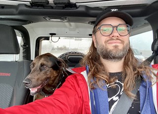 Benny Brooks - Likin his first Jeep ride