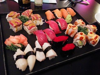 Sushi - It's been a minute since we've been to waterfront. Fishies.