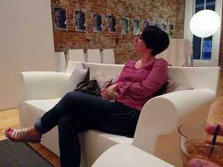 Kickin it with this chick.