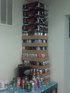 Red 5 - The lady who used to take our cans out got canned.