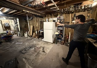 Archery - A little target practice in the basement