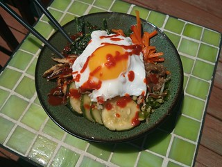 Leftover homemade bibimbap! yessss