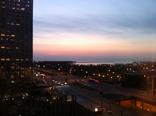 Election Day sunrise from OFA HQ