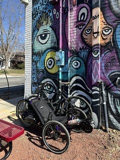 Art - 65° in February… let’s ride bikes to the Library.