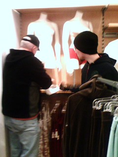 Vic and Jeff Stripping Mannequins