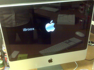 Tech - For some reason my iMac screen said this.  It's never done that before.