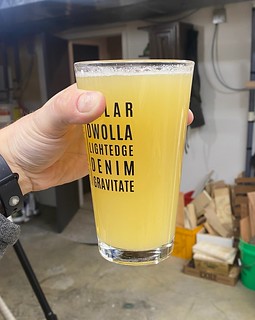 Homebrew - Kari's Belgian white ale came out very pretty