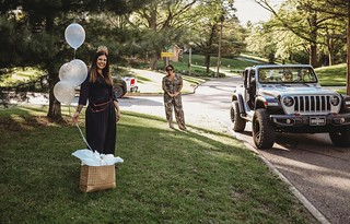 Covid-19 - Droppin off birthday gifts for Nicole