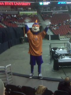 The Iowa Energy Mascot