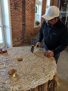 Nathan D - Startin off with a bit of whiskey and a game of hammerschlagen