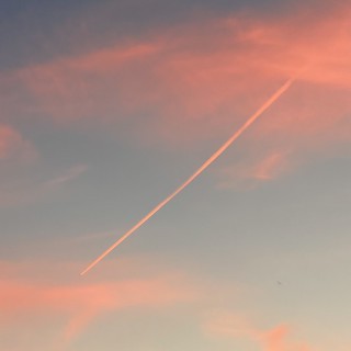Sunset - The chem trails are beautiful tonight
