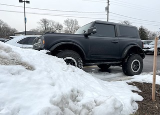 Snow - The lot was full