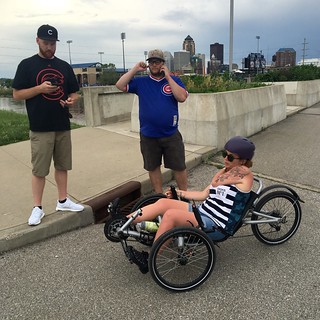 Biking - Hopping around DM on Memorial Day.