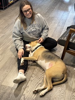 Durby loves when Katie visits