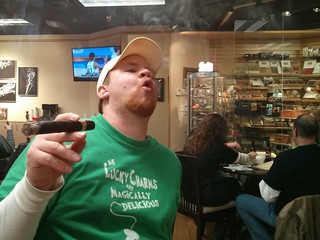 Craig's massive cigar