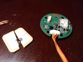 Tech - Drone GPS Antenna replacement install. Fingers crossed.