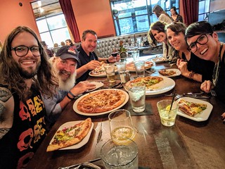 pizza - A little pre-concert pizza