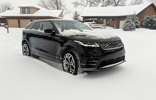 Snow - Our street gets very little attention from the city when it snows. Kari does not mind.