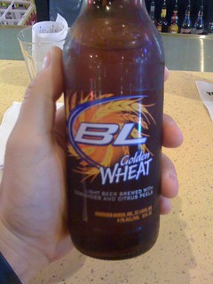 Drinks - Tryin out a budlight wheat. 