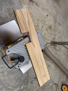 Covid-19 - Turned out to be a nice piece of white oak. Planers are cool.