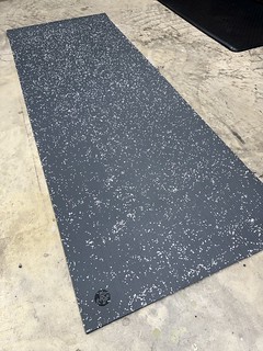 The new yoga mat told me to sprinkle sea salt on it and let is sit for 24 hours to break it in. T...