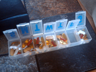 Dad's vitamins.  wtf.