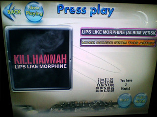 Kill Hannah on the Jukebox at a VFW in Minnesota