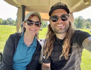 Golfin with Diana!