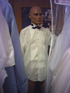 Mannequin with no pants