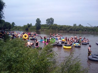 Bout to get in the river...