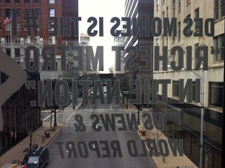 Mobile - Des Moines pride in the skywalk