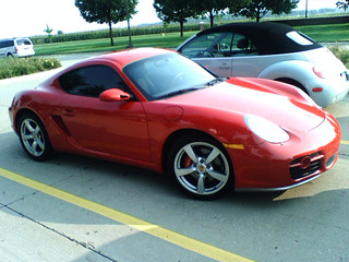 Jerry's new Porsche Cayman S