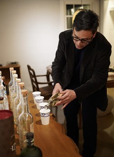 Drinks - Manuel pours some tastes of Mezcal